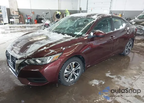 2021 Nissan Sentra Sv Xtronic Cvt z USA, uszkodzony, nr VIN 3N1AB8CV0MY330787